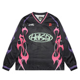 Hellstar Long Sleeve Shirts Hip-hop loose oversize